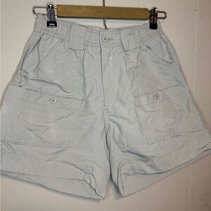 AFTCO Men's Light Gray Cargo Shorts